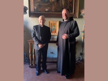 Cardinale Filoni e Nikodemus Schnabel