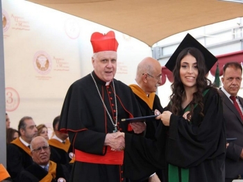 Cardinal O'Brien in Madaba