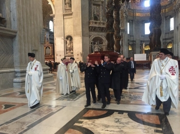 funeral del cardenal Montezemolo