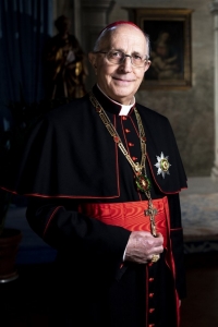 Le cardinal Fernando Filoni, Grand Ma&icirc;tre de l&rsquo;Ordre