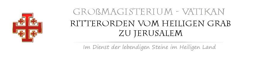 Homepage des Großmagisteriums des Ritterordens vom Heiligen Grab