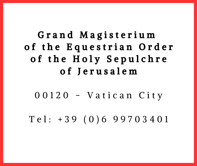 Grand Magisterium 00120 - Città del Vaticano - 1