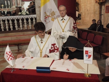 Croatie_gardiens d'honneur de la relique de la Sainte Épine