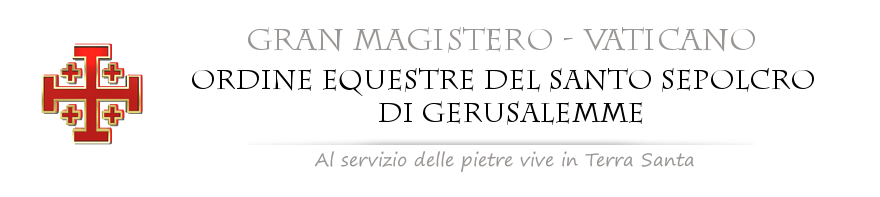 Home Page del Gran Magistero dell'Ordine Equestre del Santo Sepolcro